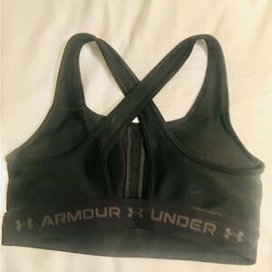 Brand New Under Armor Medium Black Sports Bra